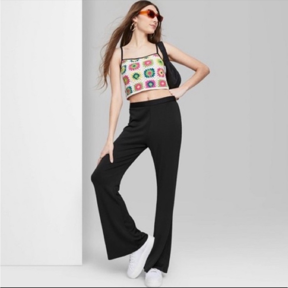 Wild Fable, Black Flare Pants (small)